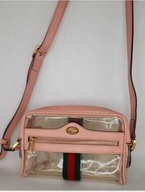Gucci Ophidia Mini Transparent bag